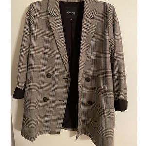 Madewell Plaid Blazer